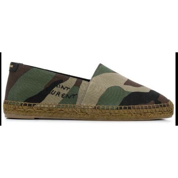 Saint Laurent camouflage print espadrilles size 39 - Picture 2 of 9